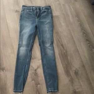 Ultra high rise super skinny jeans